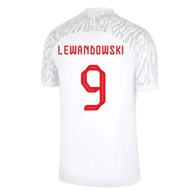2022-2023 Poland Home Shirt (Lewandowski 9)