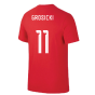 2022-2023 Poland World Cup Crest Tee (Red) (Grosicki 11)