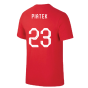 2022-2023 Poland World Cup Crest Tee (Red) (Piatek 23)