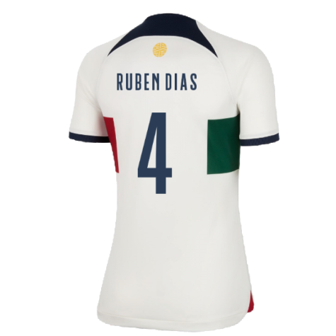 2022-2023 Portugal Away Shirt (Ladies) (Ruben Dias 4)