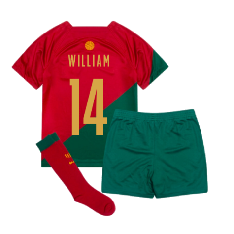 2022-2023 Portugal Home Mini Kit (William 14)