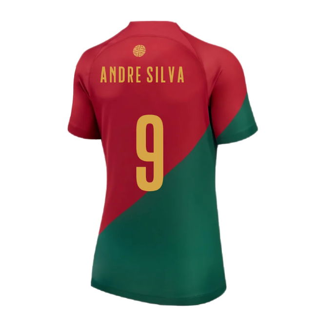 2022-2023 Portugal Home Shirt (Ladies) (Andre Silva 9)