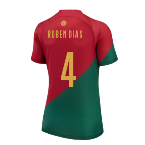 2022-2023 Portugal Home Shirt (Ladies) (Ruben Dias 4)
