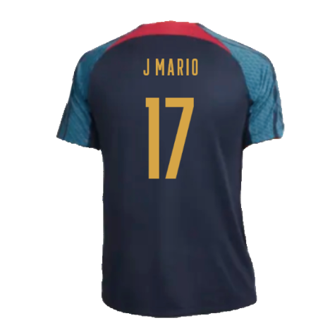 2022-2023 Portugal Strike Training Shirt (Navy) (J Mario 17)
