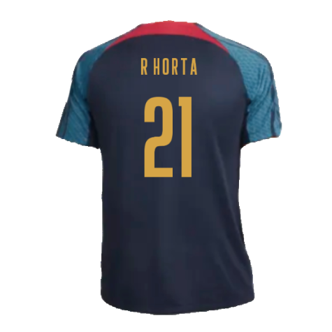 2022-2023 Portugal Strike Training Shirt (Navy) (R Horta 21)