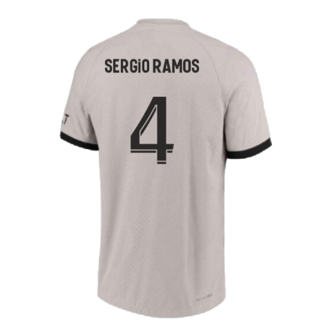 2022-2023 PSG Away Shirt (Kids) (SERGIO RAMOS 4)