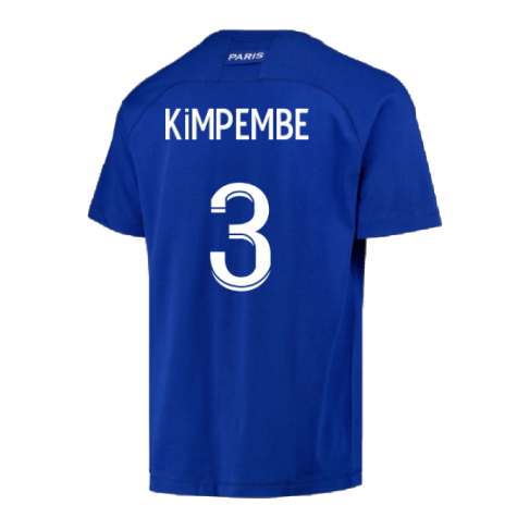 2022-2023 PSG CL Training Shirt (Blue) (KIMPEMBE 3)