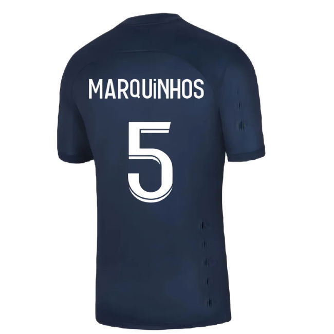 2022-2023 PSG Home Shirt (no sponsor) (MARQUINHOS 5)