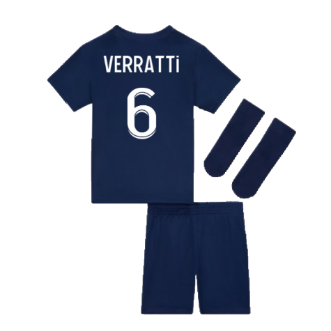 2022-2023 PSG Little Boys Home Kit (VERRATTI 6)
