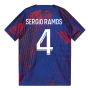 2022-2023 PSG Pre-Match Football Top (Blue) (SERGIO RAMOS 4)