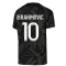 2022-2023 PSG Pre-Match Training Shirt (Black) - Kids (IBRAHIMOVIC 10)