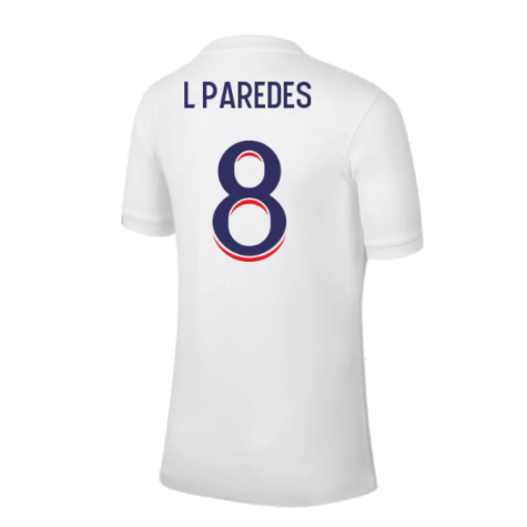 2022-2023 PSG Third Shirt (Kids) (L PAREDES 8)