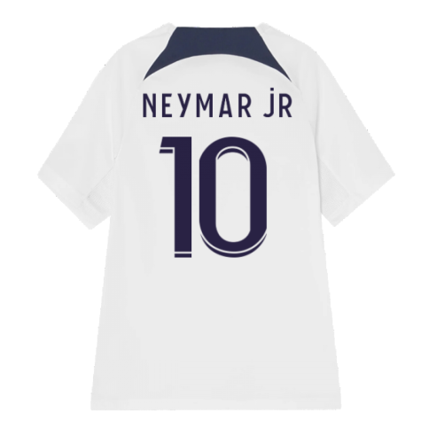 2022-2023 PSG Training Shirt (White) - Kids (NEYMAR JR 10)