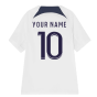 2022-2023 PSG Training Shirt (White) - Kids (Your Name)
