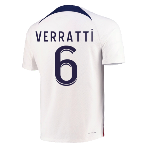 2022-2023 PSG Training Shirt (White) (VERRATTI 6)