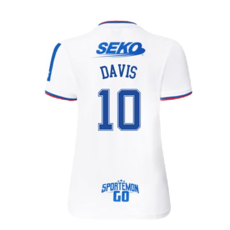 2022-2023 Rangers Away Shirt (Ladies) (DAVIS 10)