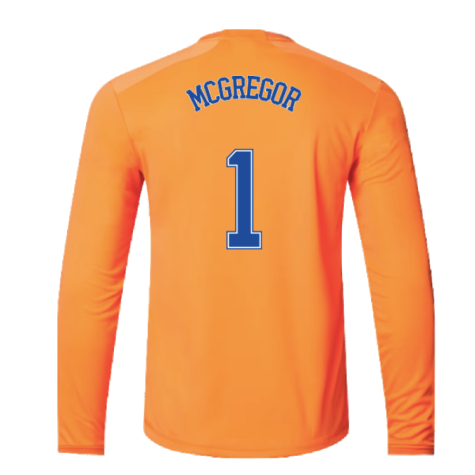 2022-2023 Rangers Home Goalkeeper Shirt (Orange) (McGregor 1)