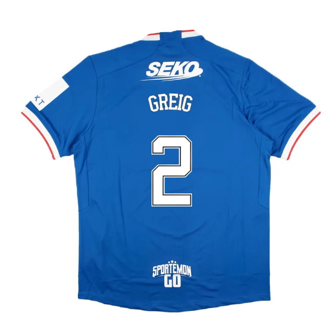 2022-2023 Rangers Home Pro Jersey (GREIG 2)