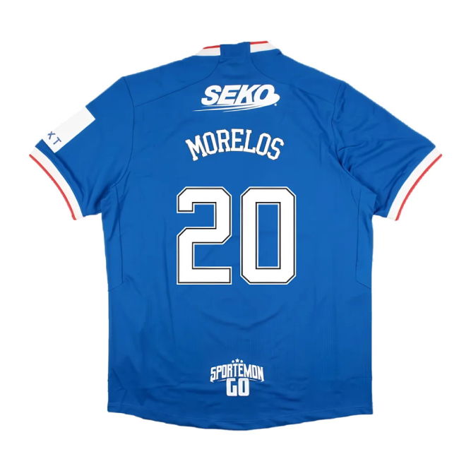2022-2023 Rangers Home Pro Jersey (MORELOS 20)