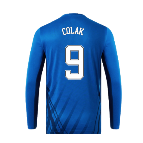 2022-2023 Rangers Long Sleeve Training Tee (Blue) (COLAK 9)