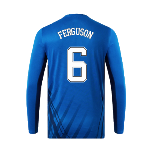 2022-2023 Rangers Long Sleeve Training Tee (Blue) (FERGUSON 6)