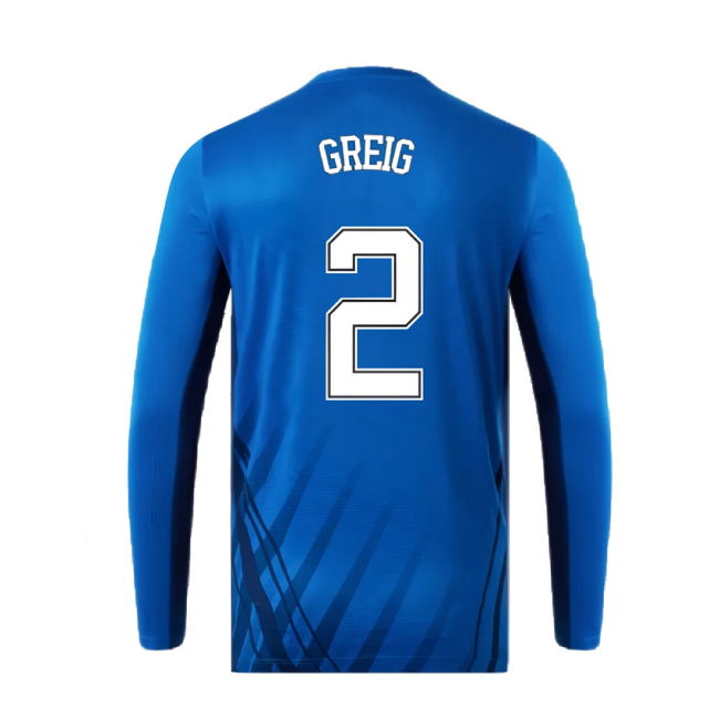 2022-2023 Rangers Long Sleeve Training Tee (Blue) (GREIG 2)