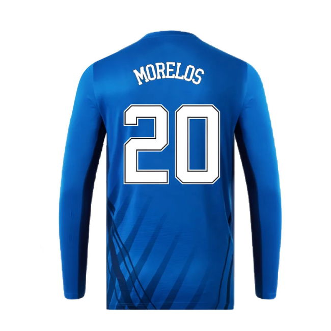 2022-2023 Rangers Long Sleeve Training Tee (Blue) (MORELOS 20)