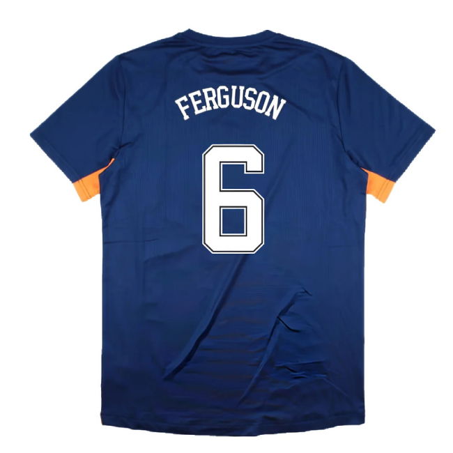 2022-2023 Rangers Match Day Tee (Navy-Orange) (FERGUSON 6)