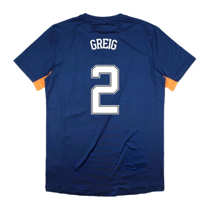 2022-2023 Rangers Match Day Tee (Navy-Orange) (GREIG 2)