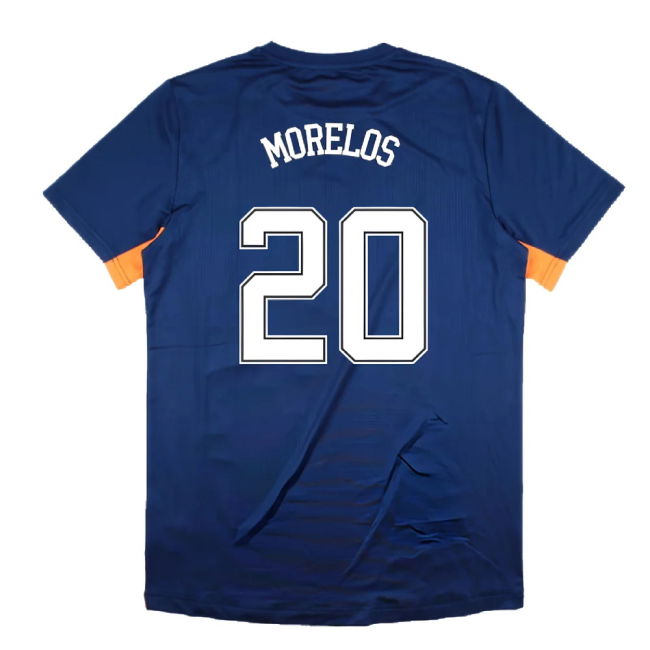 2022-2023 Rangers Match Day Tee (Navy-Orange) (MORELOS 20)