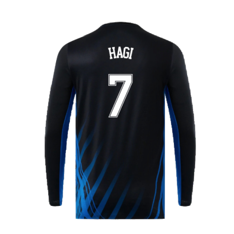 2022-2023 Rangers Training Long Sleeve Tee (Black) (HAGI 7)