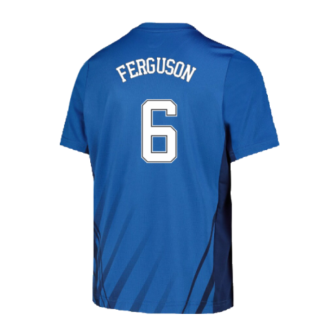 2022-2023 Rangers Training Short Sleeve T-Shirt (Blue) - Kids (FERGUSON 6)