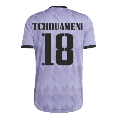2022-2023 Real Madrid Authentic Away Shirt (TCHOUAMENI 18)
