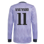 2022-2023 Real Madrid Authentic Long Sleeve Away Shirt (ASENSIO 11)