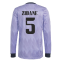 2022-2023 Real Madrid Authentic Long Sleeve Away Shirt (ZIDANE 5)