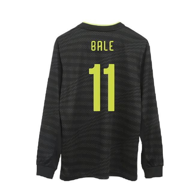 2022-2023 Real Madrid Authentic Long Sleeve Third Shirt (BALE 11)