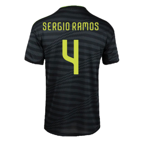 2022-2023 Real Madrid Authentic Third Shirt (SERGIO RAMOS 4)