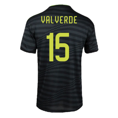 2022-2023 Real Madrid Authentic Third Shirt (VALVERDE 15)