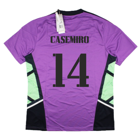 2022-2023 Real Madrid Condivo 22 Training Jersey (Purple) (CASEMIRO 14)