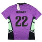 2022-2023 Real Madrid Condivo 22 Training Jersey (Purple) (RUDIGER 22)