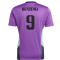 2022-2023 Real Madrid Condivo Training Jersey (Purple) (BENZEMA 9)
