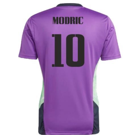 2022-2023 Real Madrid Condivo Training Jersey (Purple) (MODRIC 10)