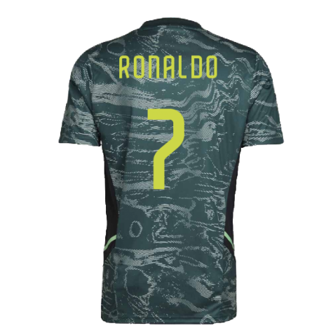 2022-2023 Real Madrid EU Training Jersey (Green) (RONALDO 7)