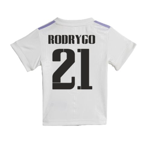 2022-2023 Real Madrid Home Baby Kit (RODRYGO 21)