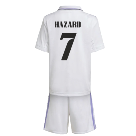 2022-2023 Real Madrid Home Mini Kit (HAZARD 7)