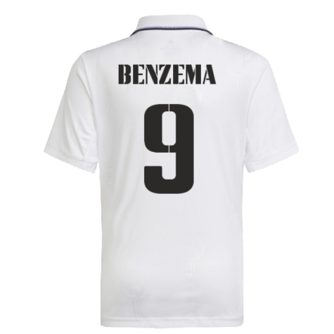 2022-2023 Real Madrid Home Shirt (Kids) (BENZEMA 9)