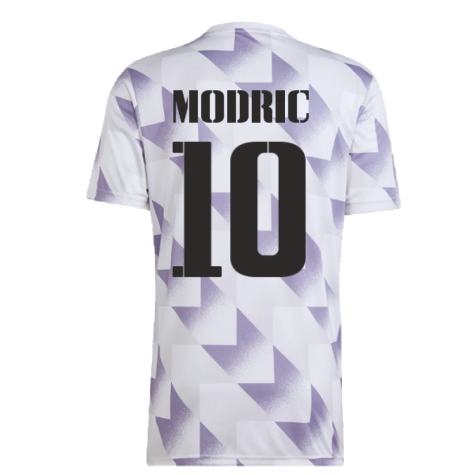 2022-2023 Real Madrid Pre-Match Shirt (White) (MODRIC 10)