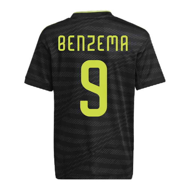 2022-2023 Real Madrid Third Shirt (Kids) (BENZEMA 9)