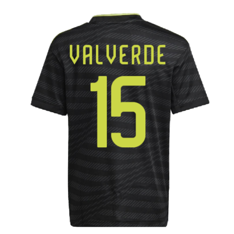 2022-2023 Real Madrid Third Shirt (Kids) (VALVERDE 15)