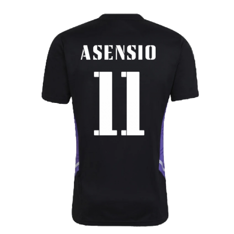 2022-2023 Real Madrid Training Shirt (Black) (ASENSIO 11)